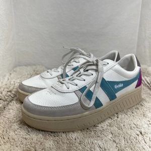 Gola Grandslam Trident purple/ teal/gray US7/  UK5/ EU 38